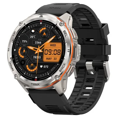 Тактичний Розумний Годинник з Компасом Kospet TANK T3 ULTRA Silver