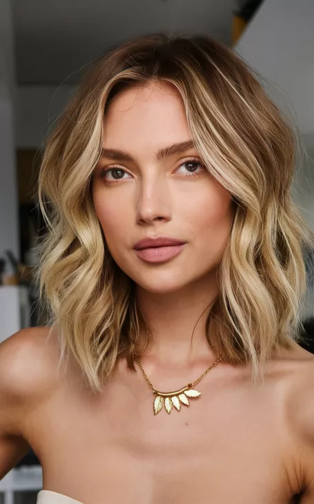 A Close Up Of A Woman With Shoulder Length Wavy Bl Gnk3rdxkroiwocnc0uwarw Pulff9jftrem Hbxepsdma